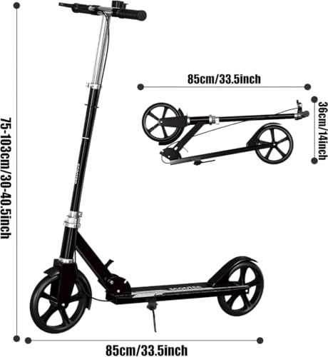 Foldable Kick Scooter for Kids & Adults