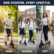 Foldable Kick Scooter for Kids & Adults