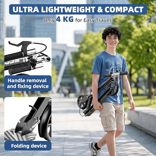 Foldable Kick Scooter for Kids & Adults