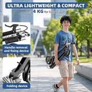 Foldable Kick Scooter for Kids & Adults