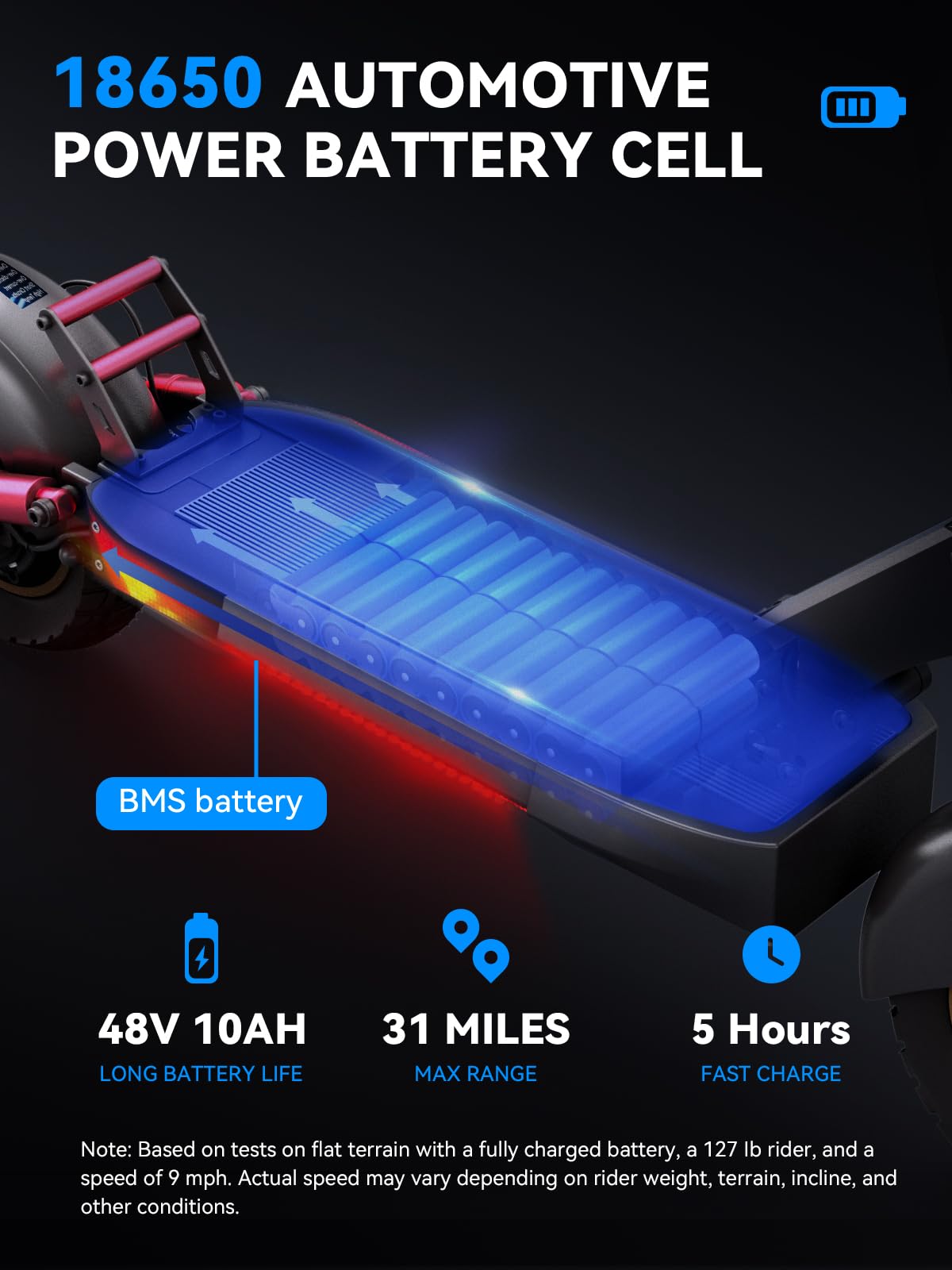 Off-Road Electric Scooter with Seat