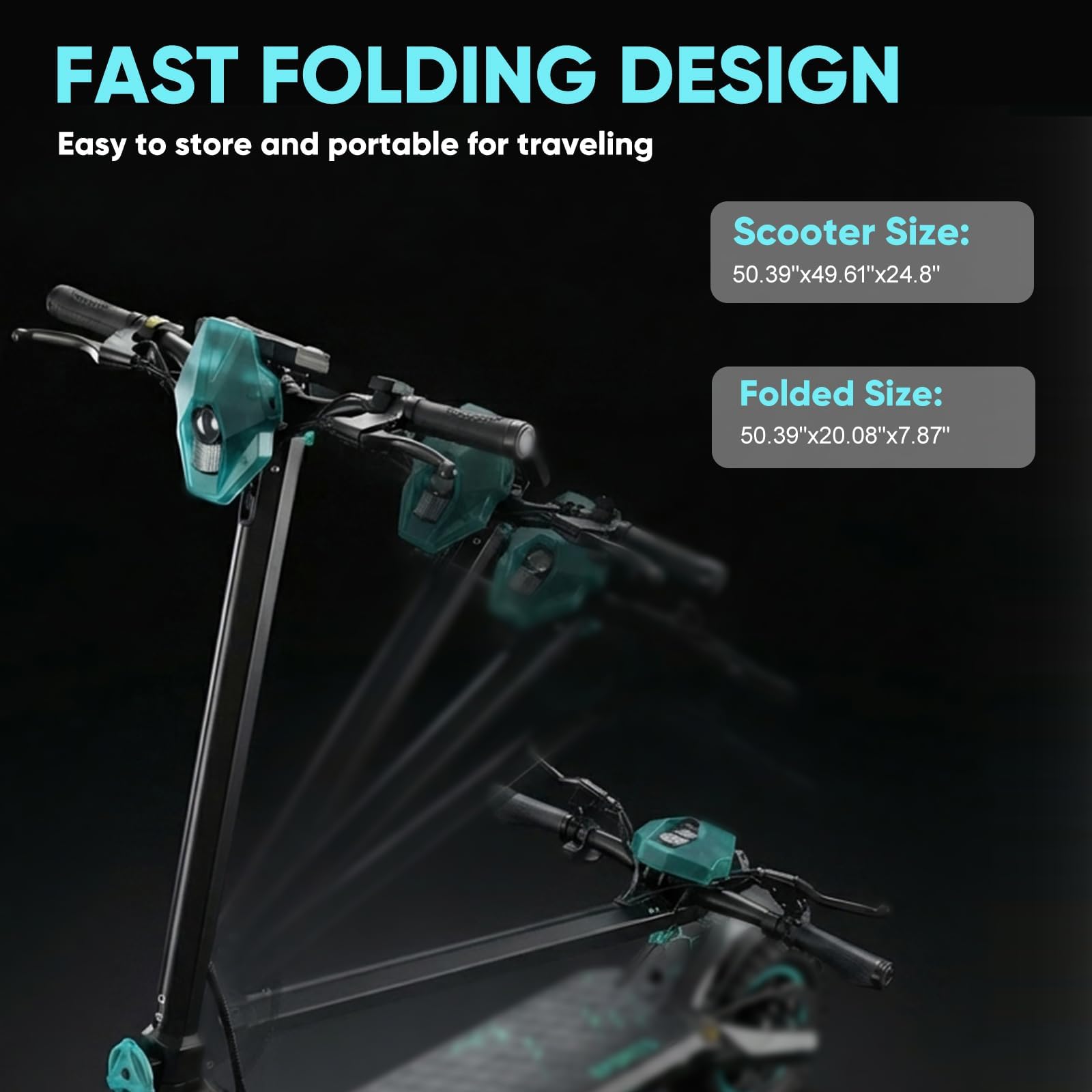 Foldable Commuter Electric Scooter for Adults