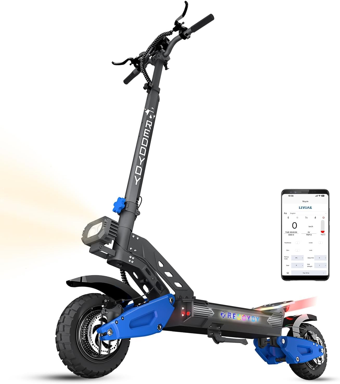 Dual Motor Electric Scooter for Adults