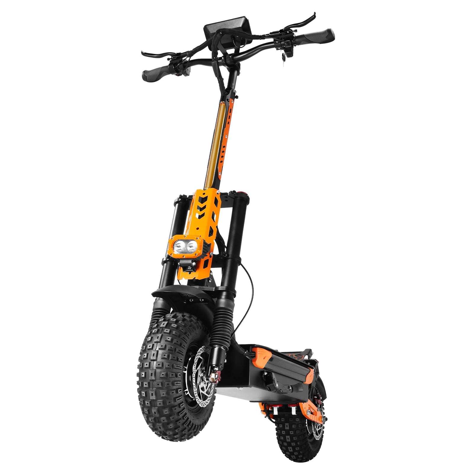 Dual Motor All-Terrain Electric Scooter with Seat