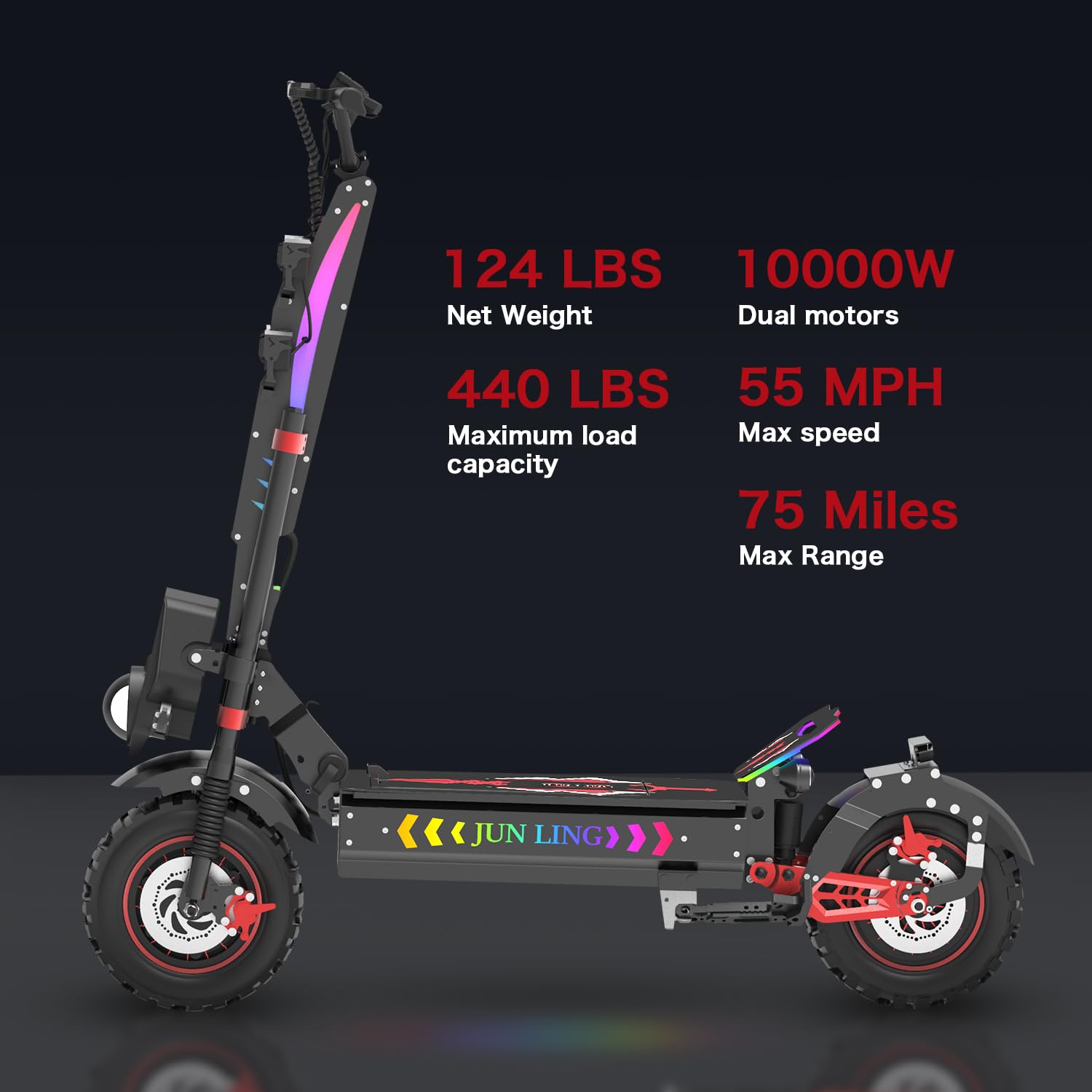 Dual Motor All-Terrain Electric Scooter