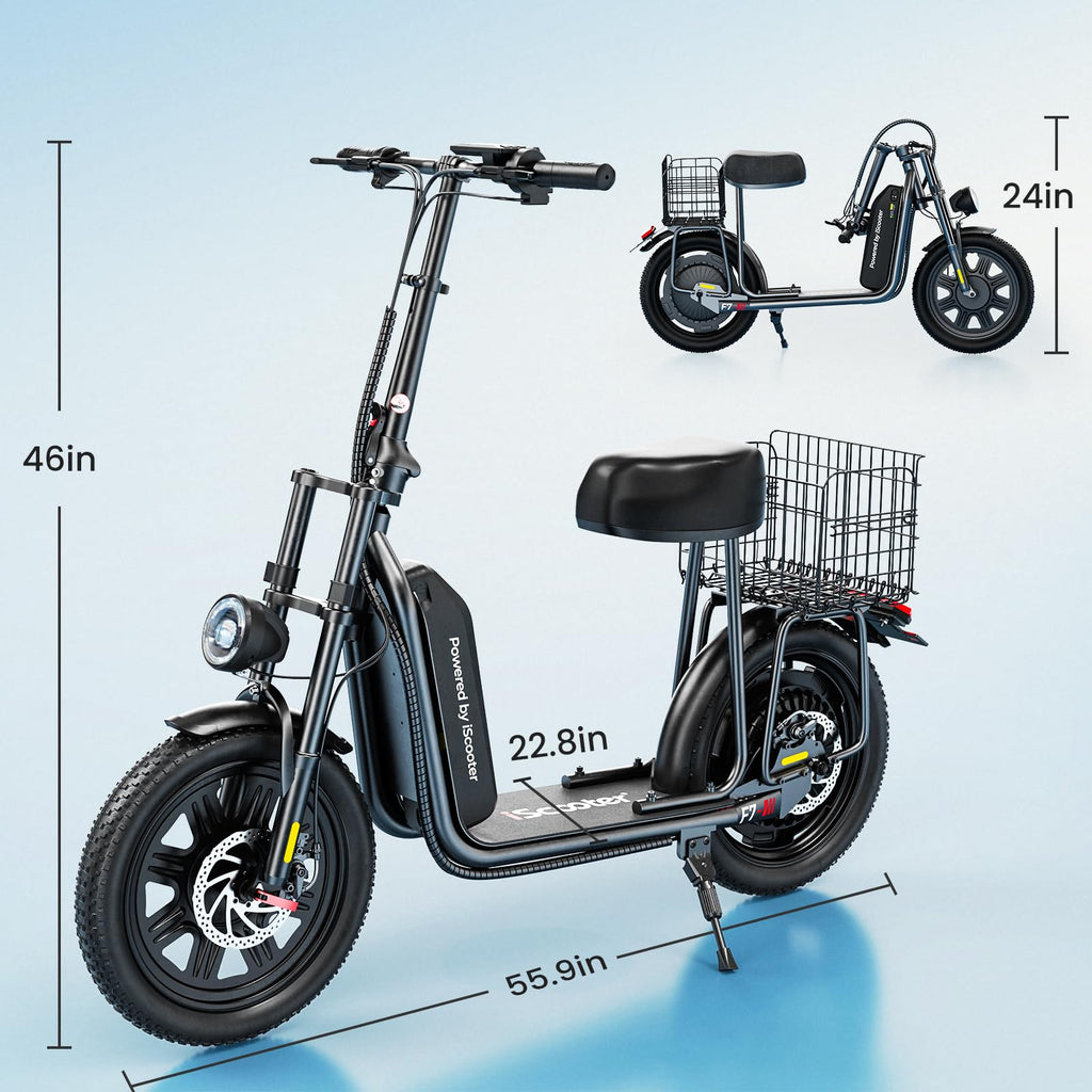 Electric Scooter with Seat