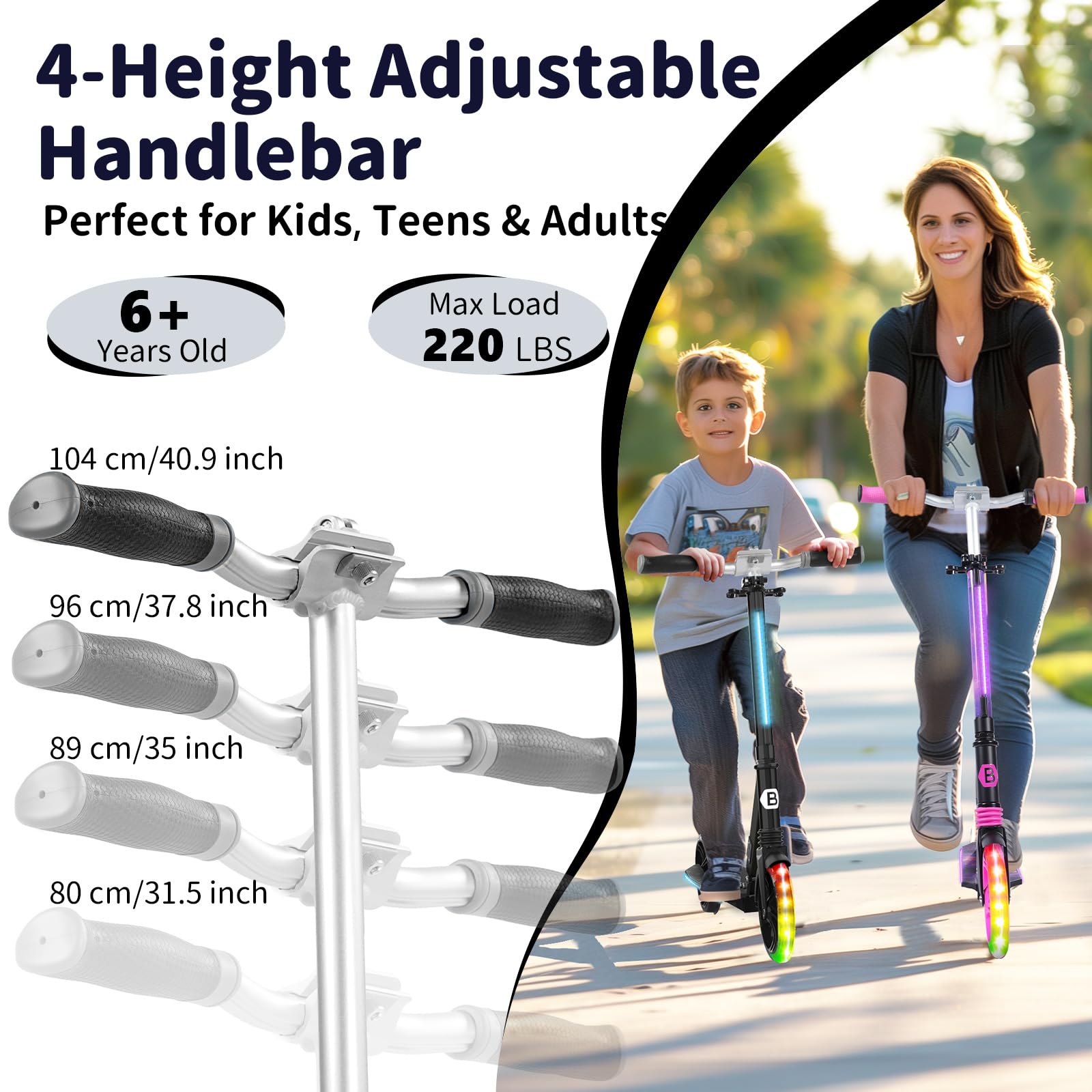 Foldable Kick Scooter for Kids