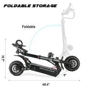 Dual Motor Electric Scooter with Seat