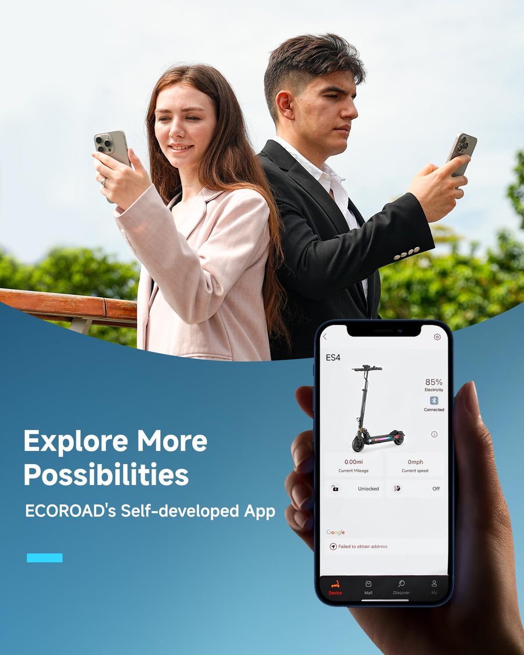 Off-Road Electric Scooter for Adults