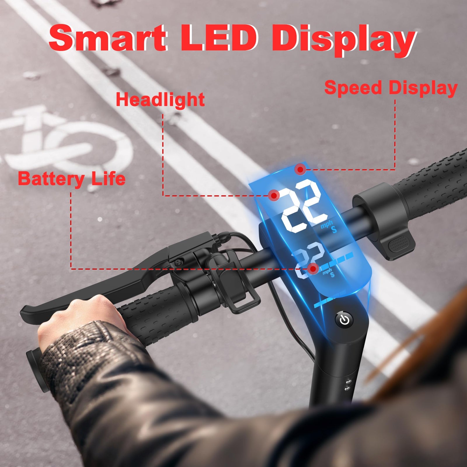 Foldable Electric Scooter with Seat