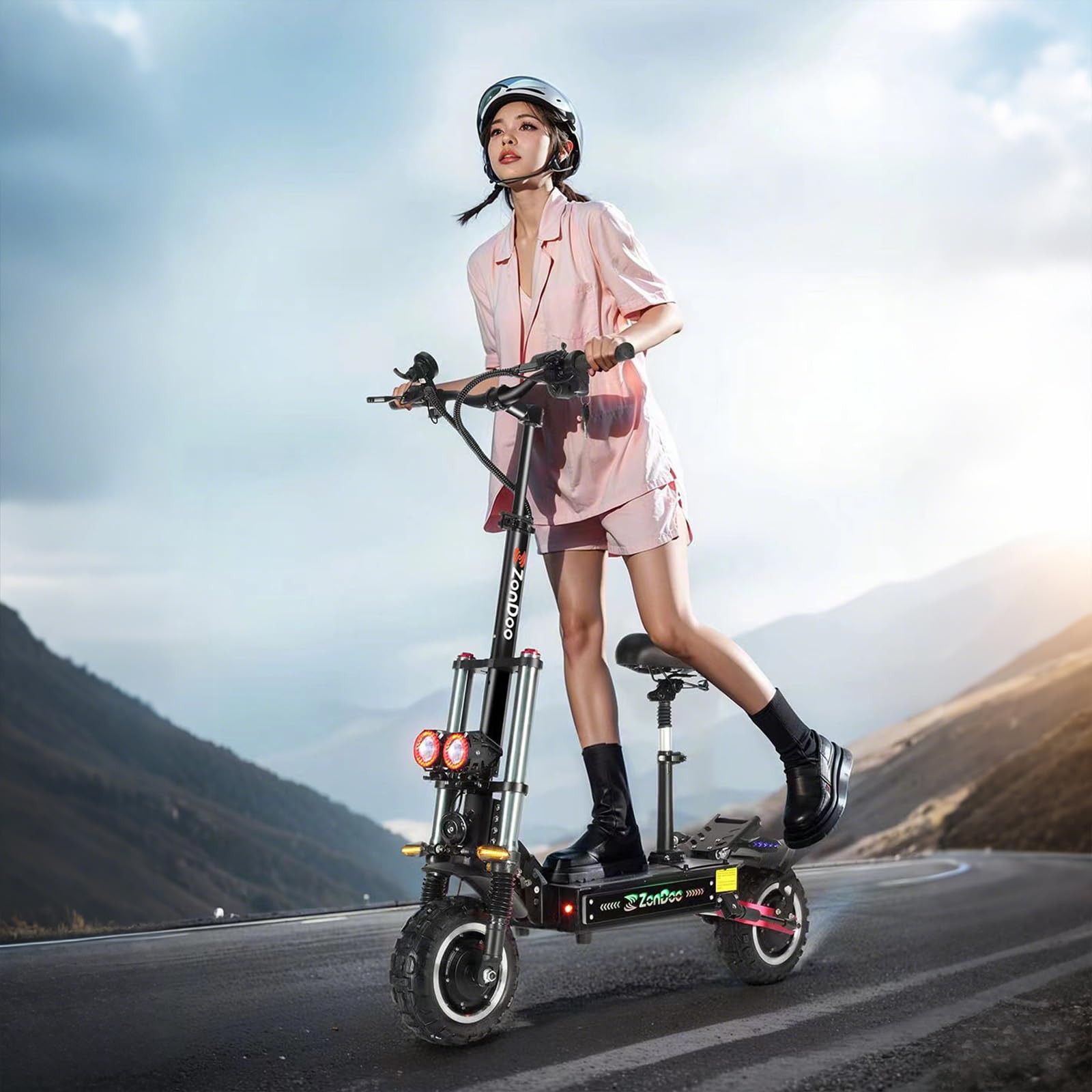 Dual Motor Off-Road Electric Scooter