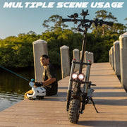 Dual Motor Electric Scooter with Seat