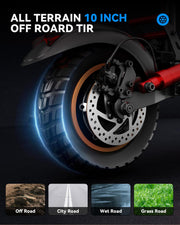 Off-Road Electric Scooter with Seat