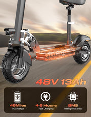 All-Terrain Electric Scooter with Seat
