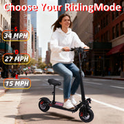 All-Terrain Electric Scooter with Seat
