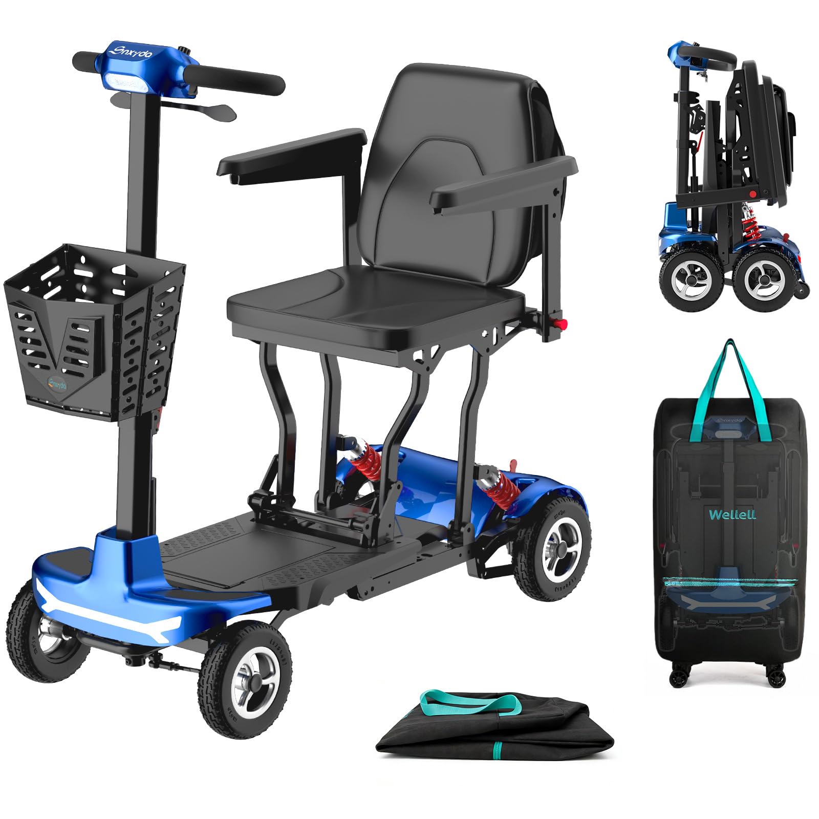 Folding 4-Wheel Mobility Scooter