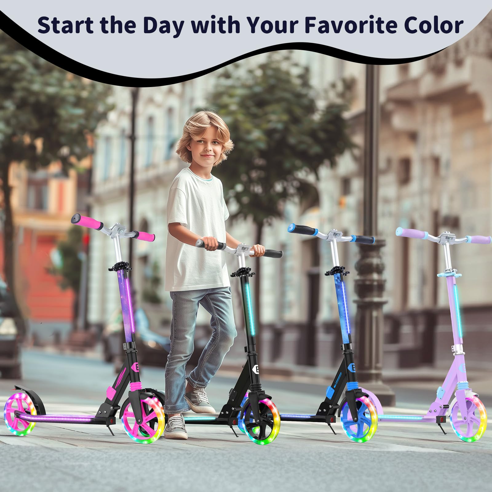 Foldable Kick Scooter for Kids