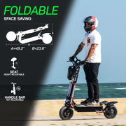 Dual Motor Electric Scooter with Seat