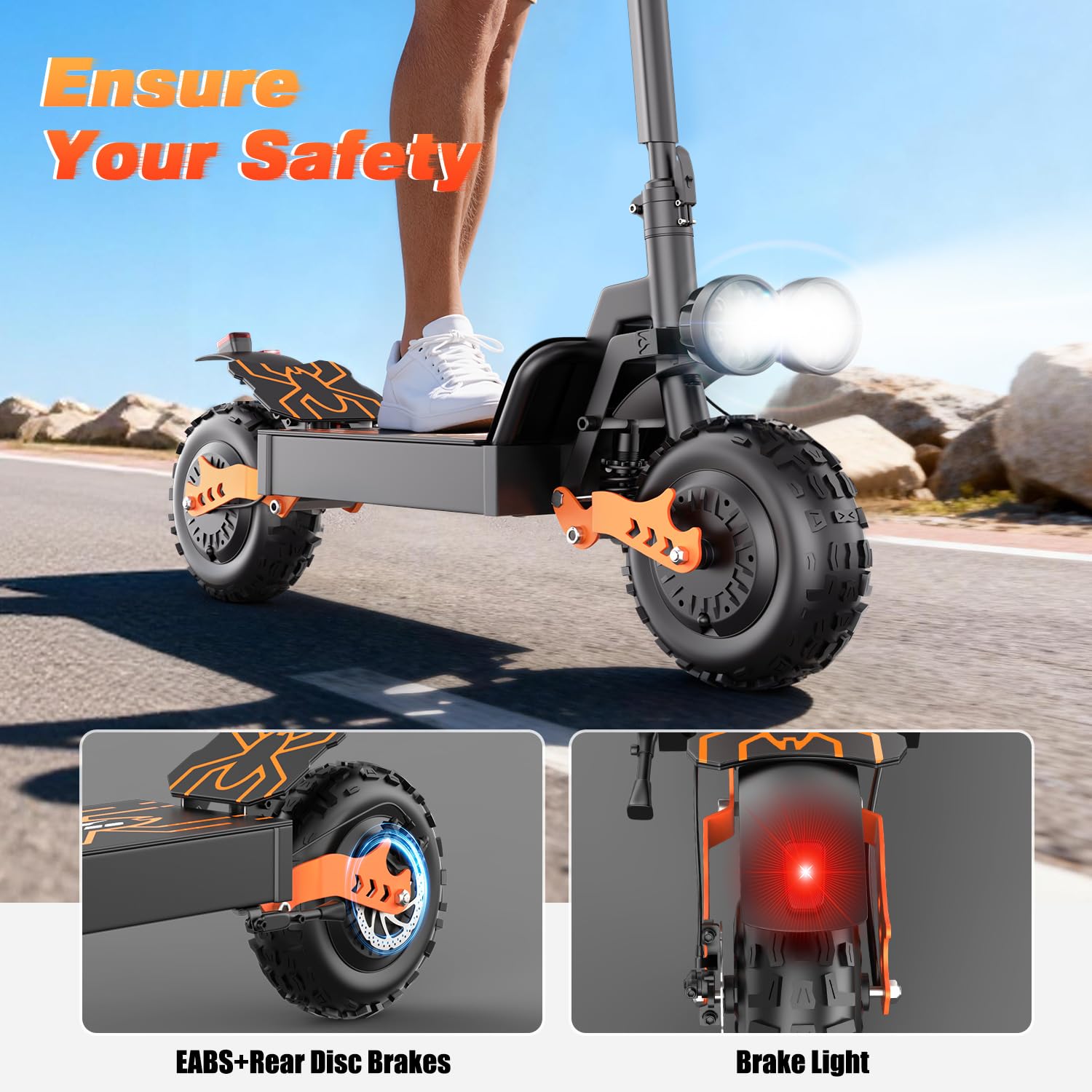 Dual Motor All-Terrain Electric Scooter