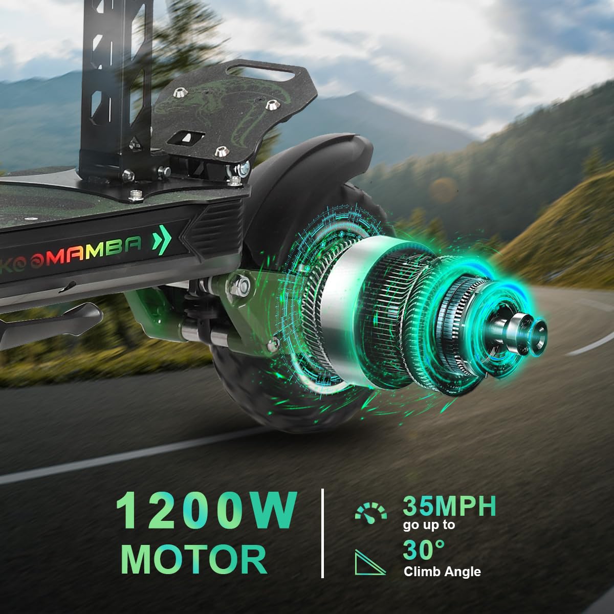 All-Terrain Electric Scooter with Seat