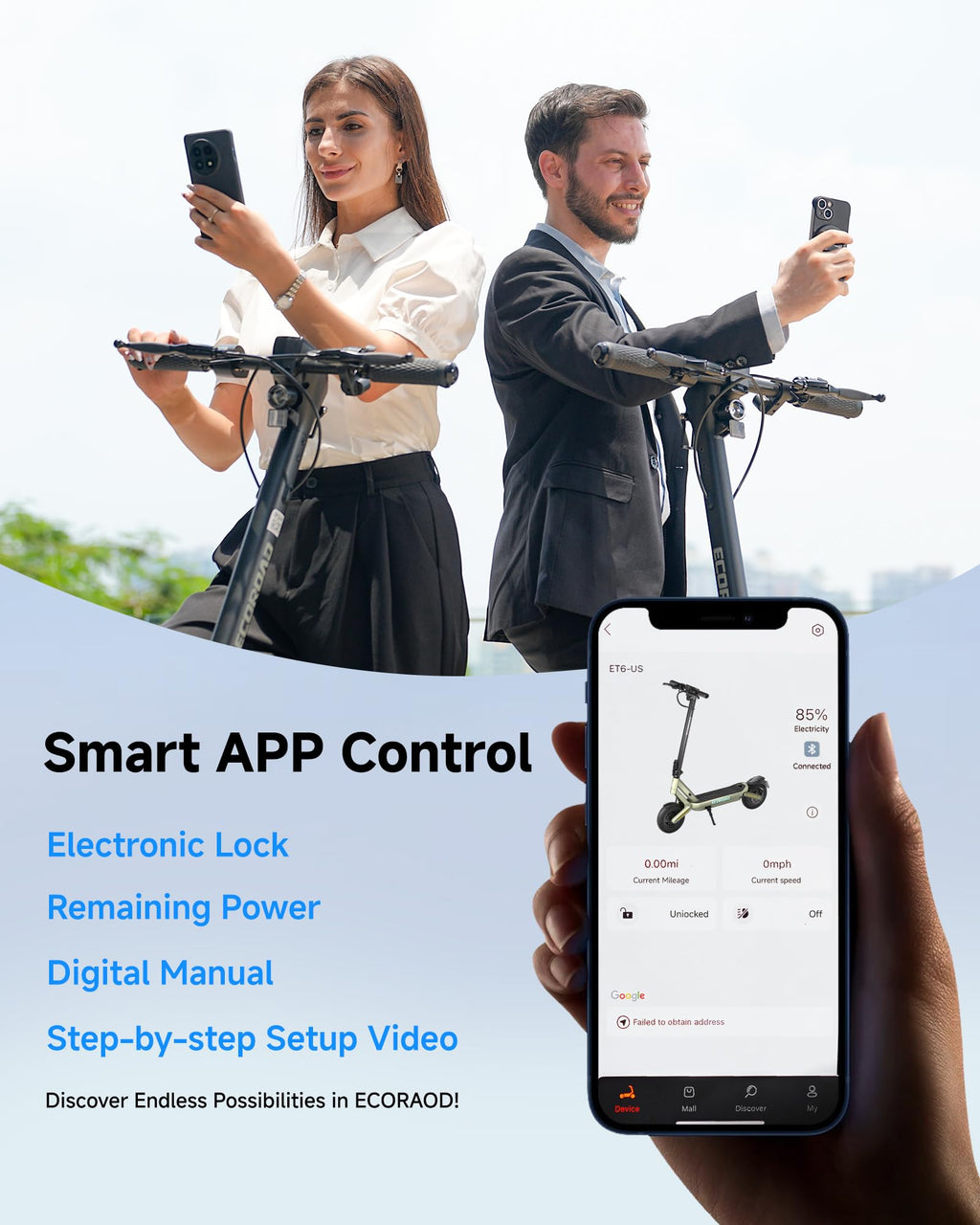 Off-Road Electric Scooter for Adults