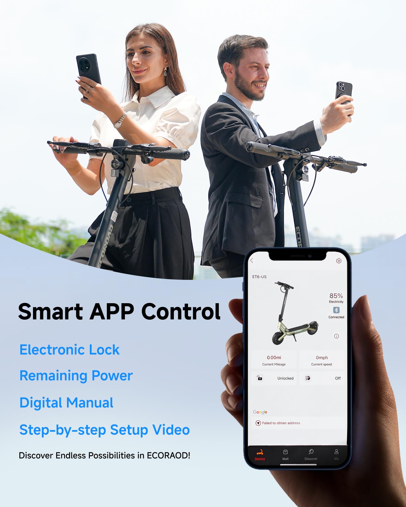 Off-Road Electric Scooter for Adults