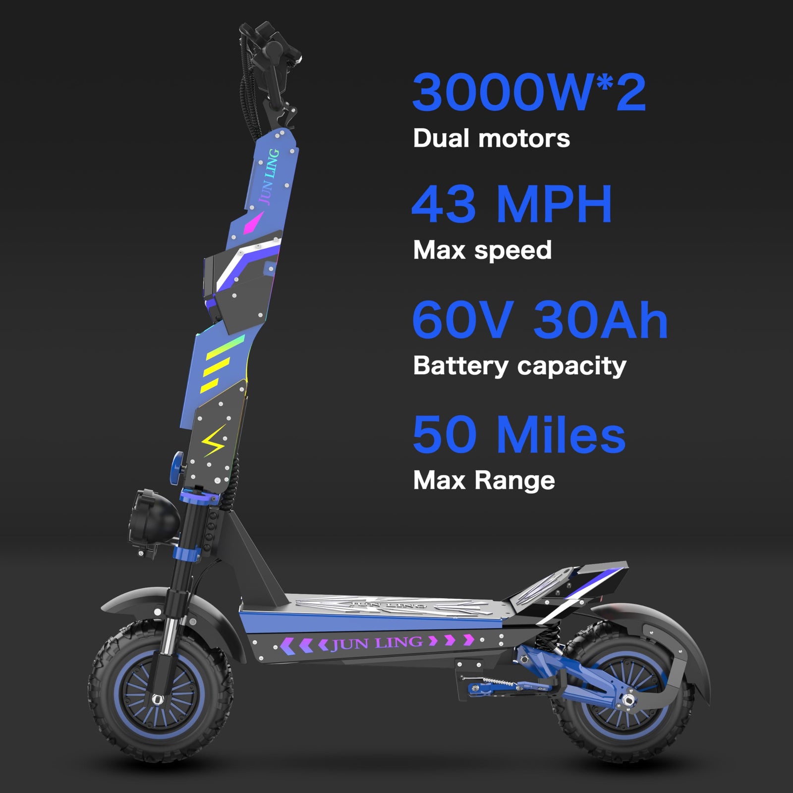 Dual Motor All-Terrain Electric Scooter