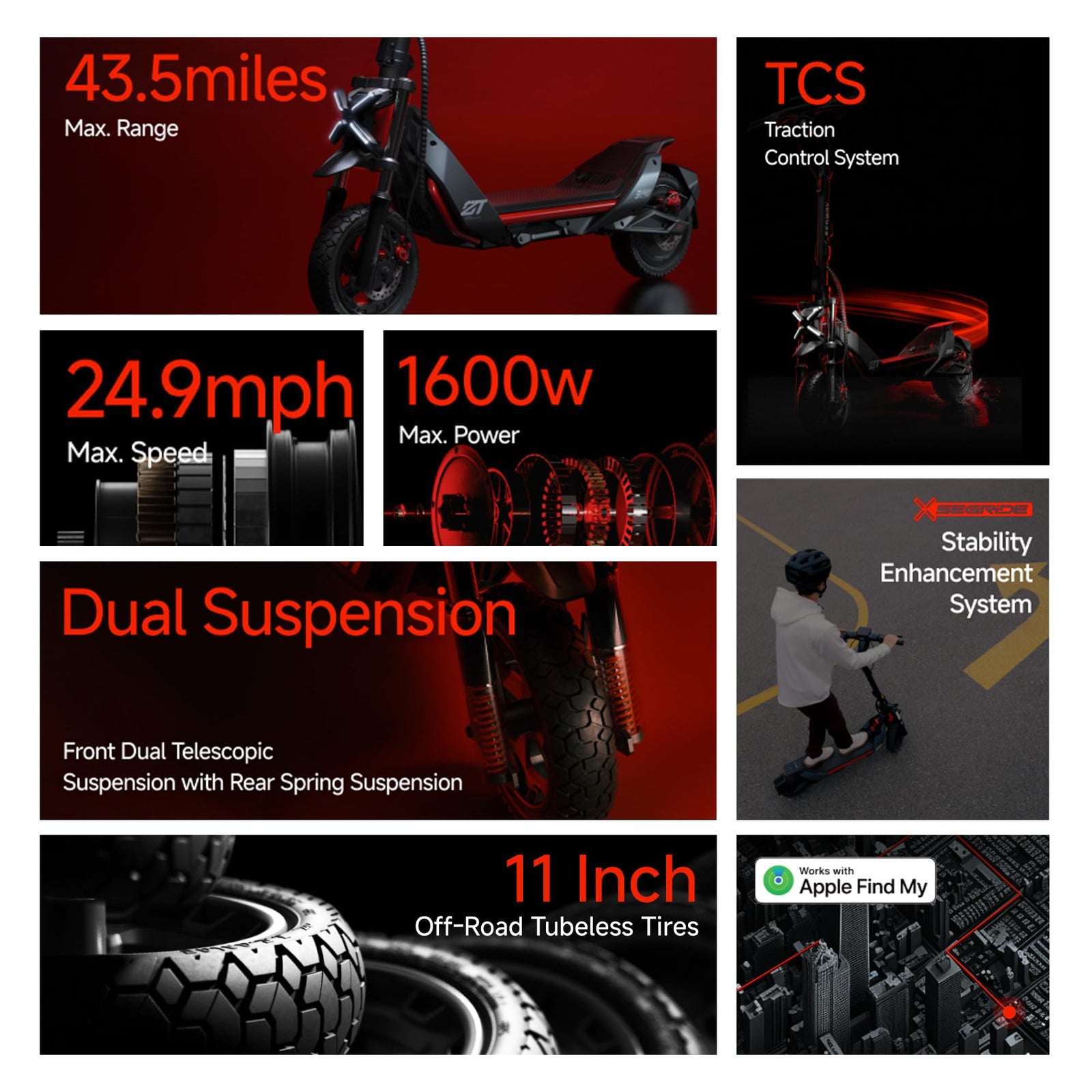 All-Terrain Electric Scooter for Adults