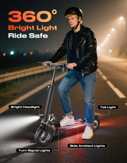 All-Terrain Electric Scooter with Seat