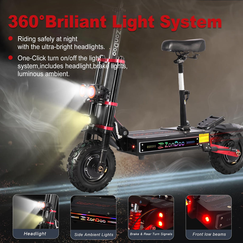 Dual Motor Off-Road Electric Scooter