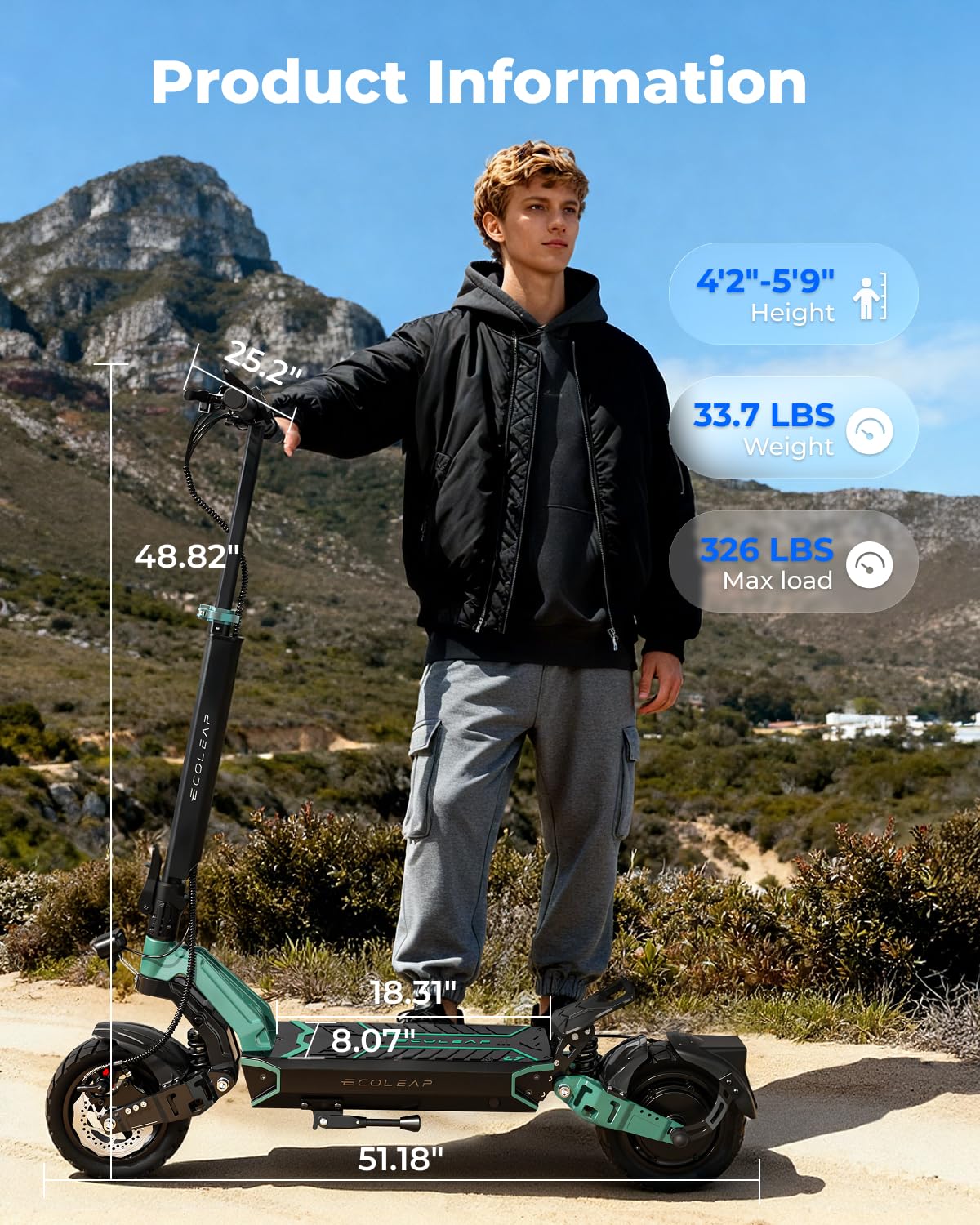 All-Terrain Electric Scooter for Adults