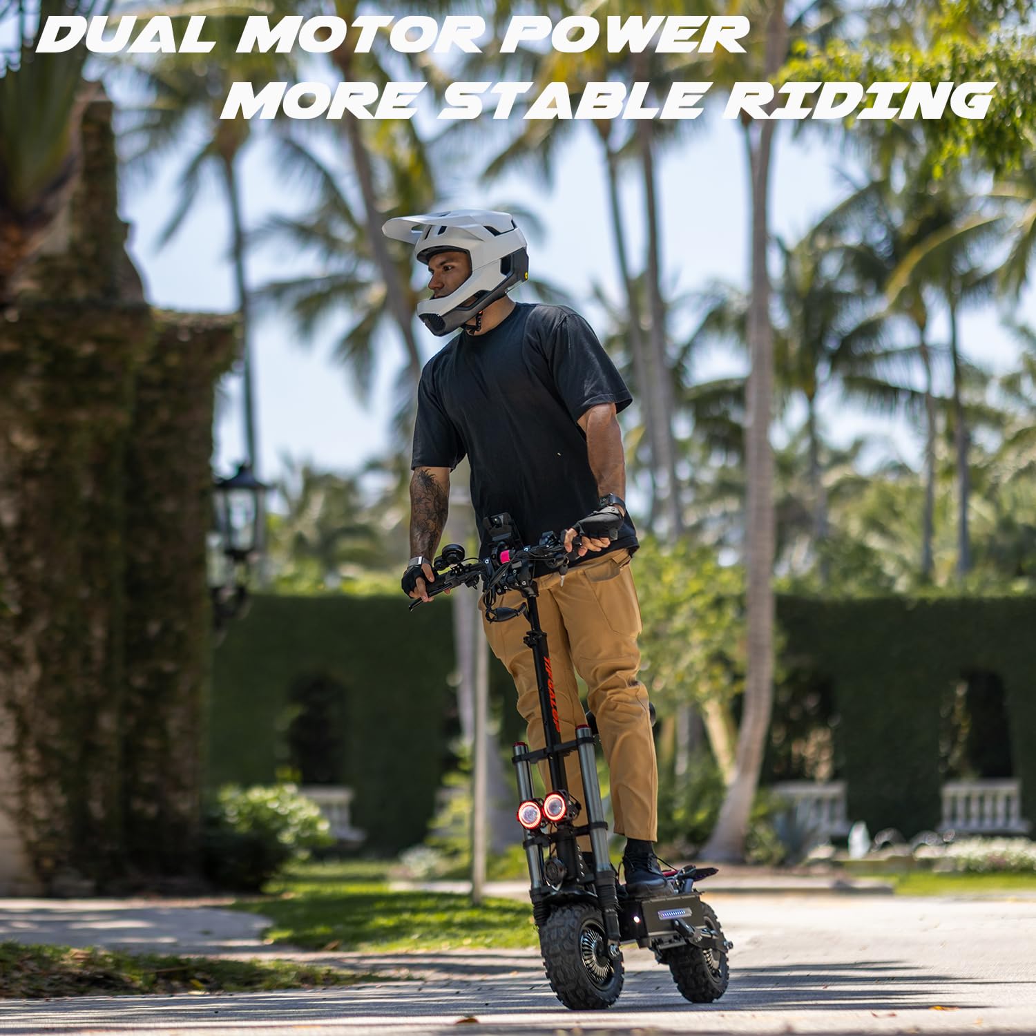 Dual Motor Electric Scooter with Seat