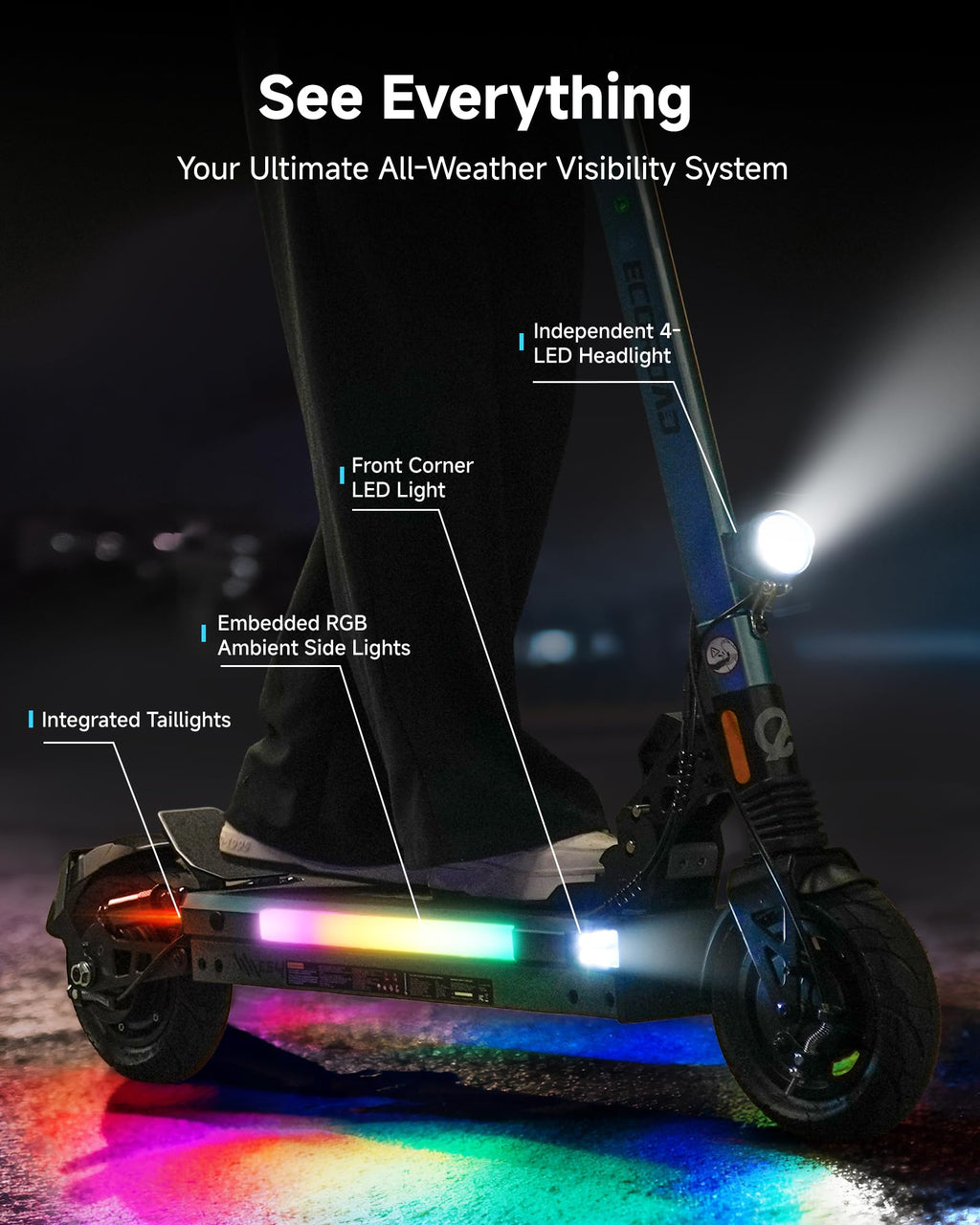 Off-Road Electric Scooter for Adults