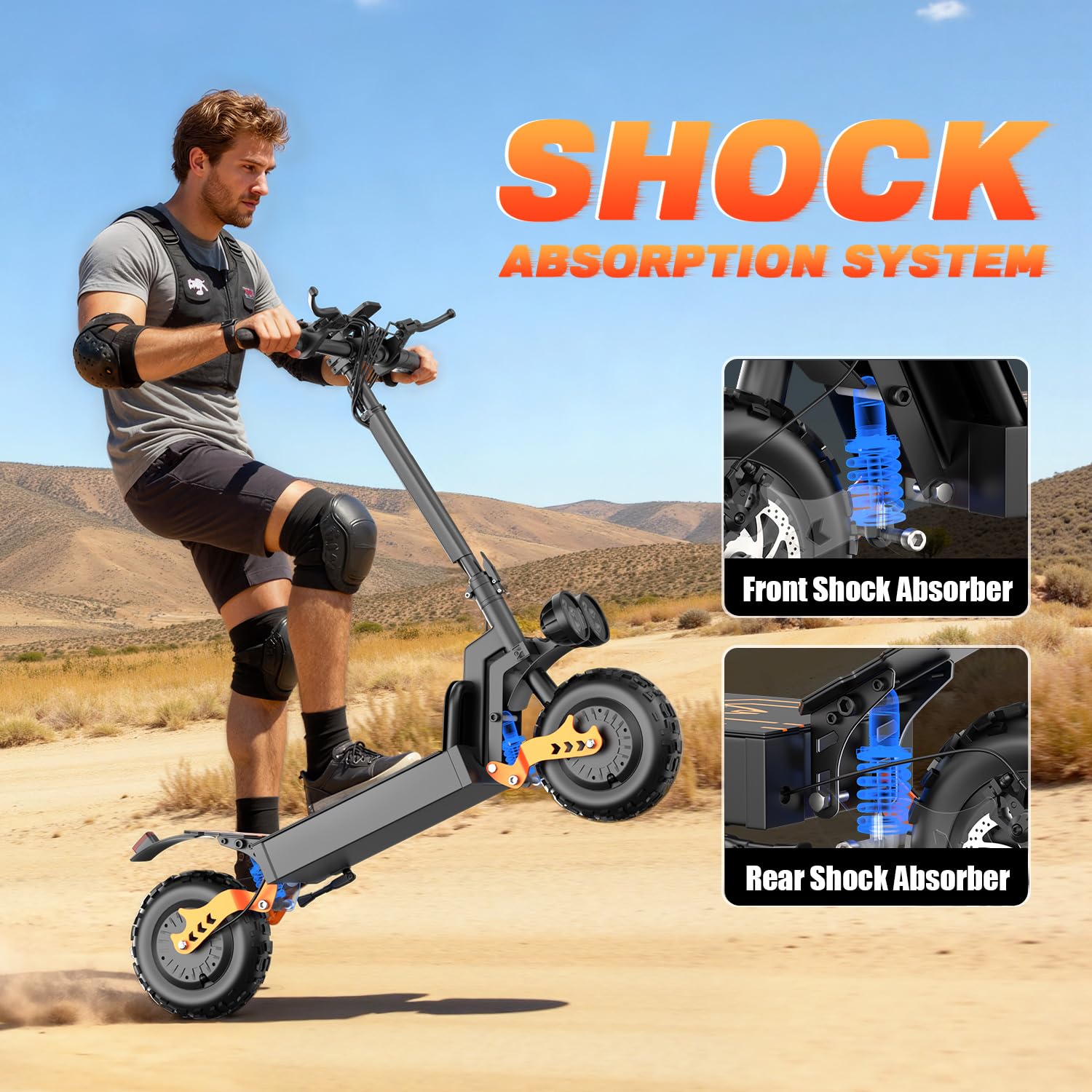 Dual Motor All-Terrain Electric Scooter