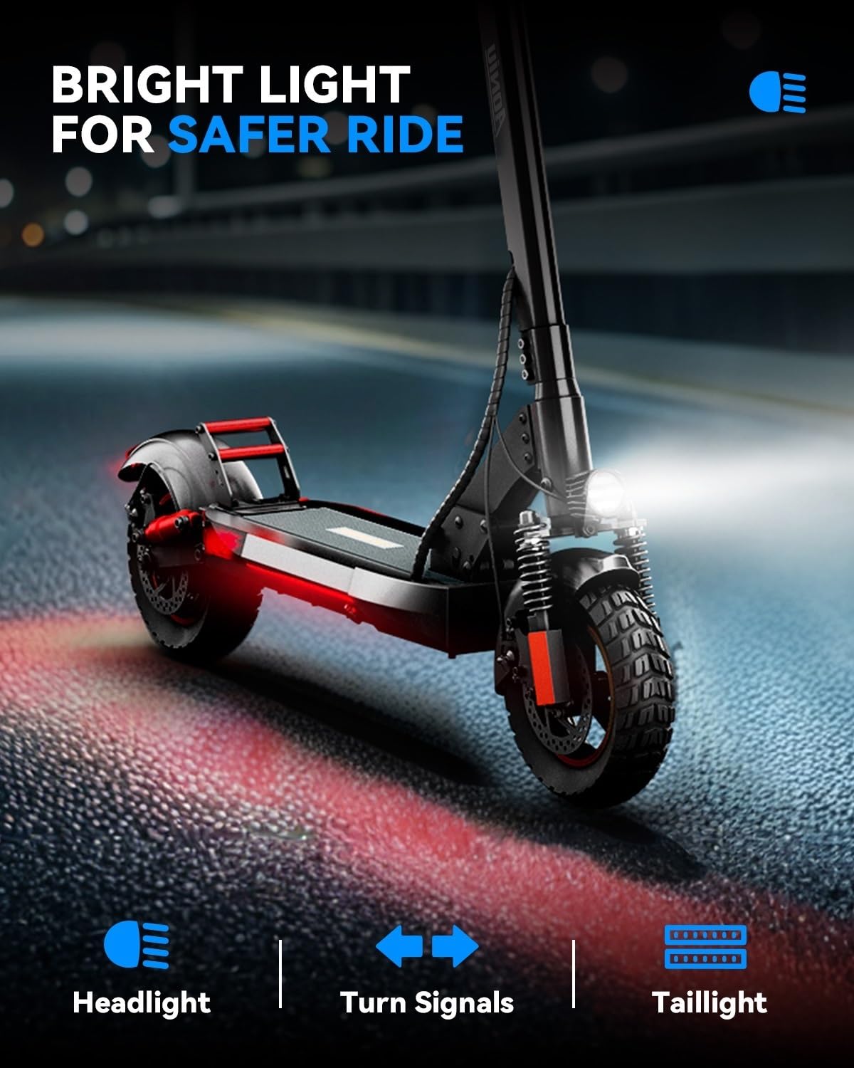 Off-Road Electric Scooter with Seat