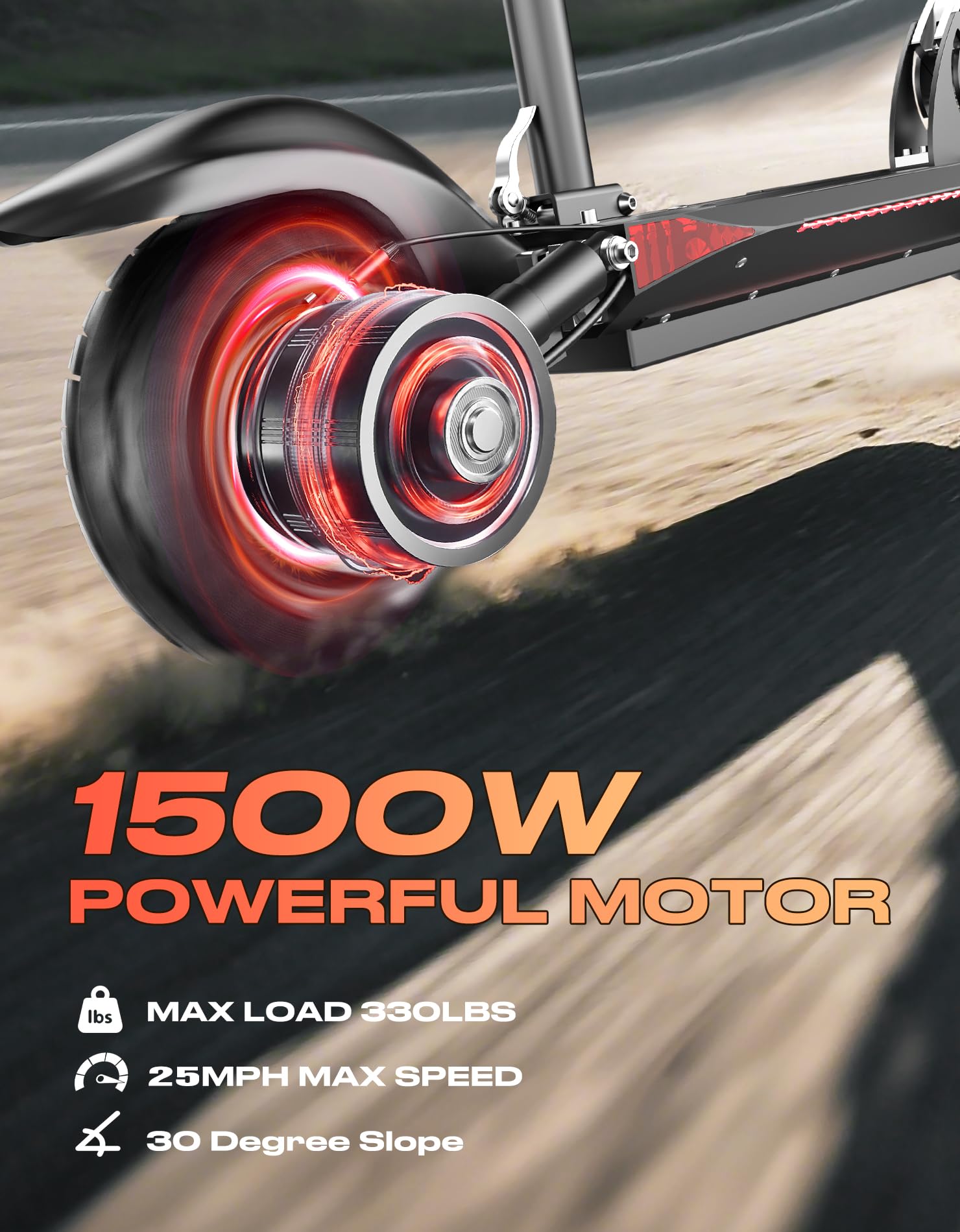 All-Terrain Electric Scooter with Seat