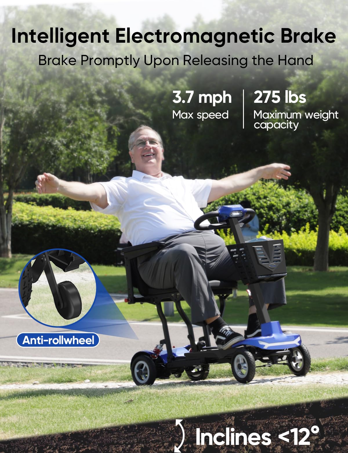 Folding 4-Wheel Mobility Scooter