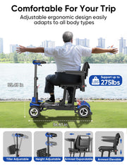 Folding 4-Wheel Mobility Scooter