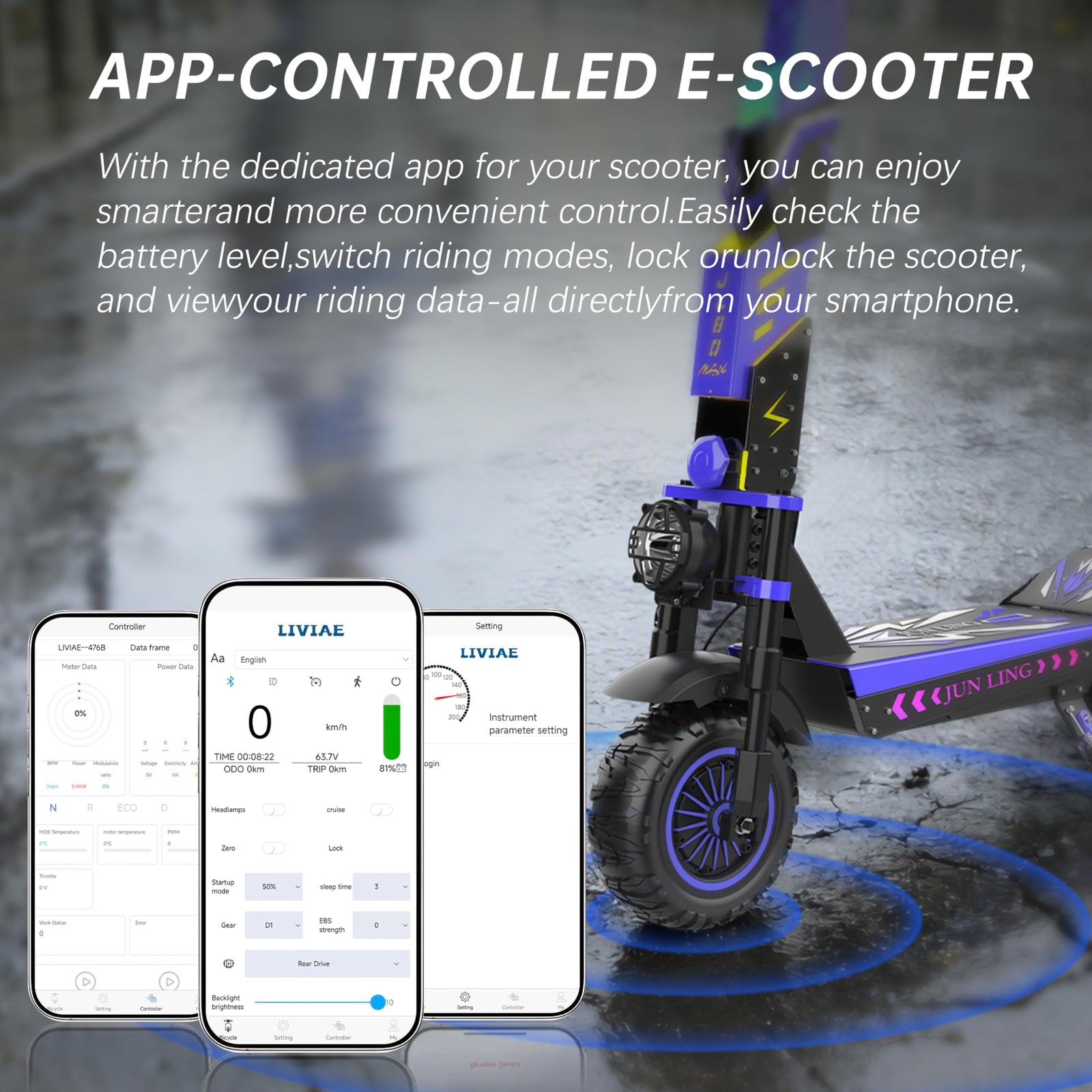 Dual Motor All-Terrain Electric Scooter