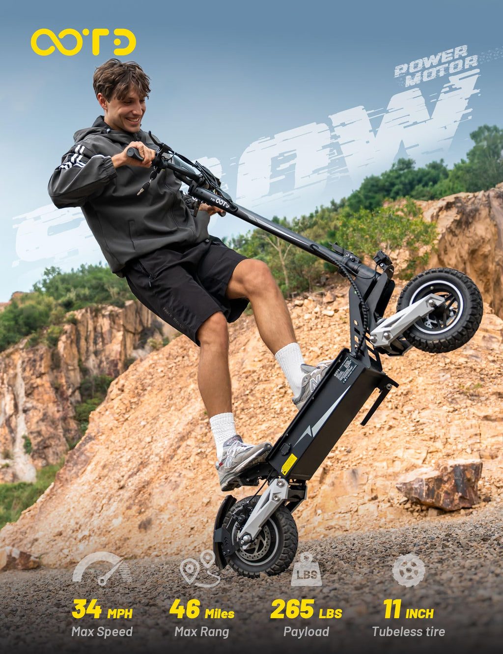All-Terrain Electric Scooter for Adults