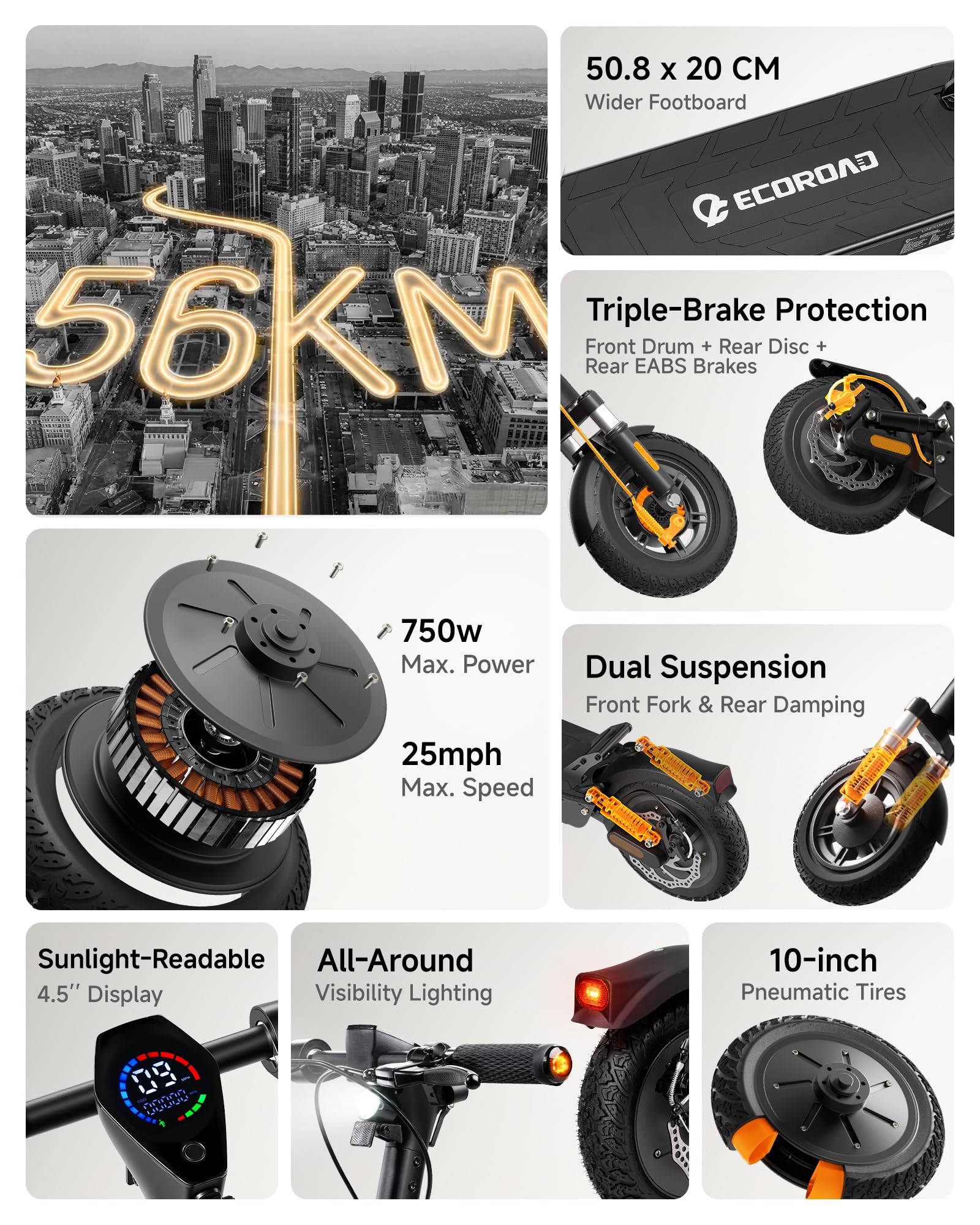 Foldable Commuter Electric Scooter