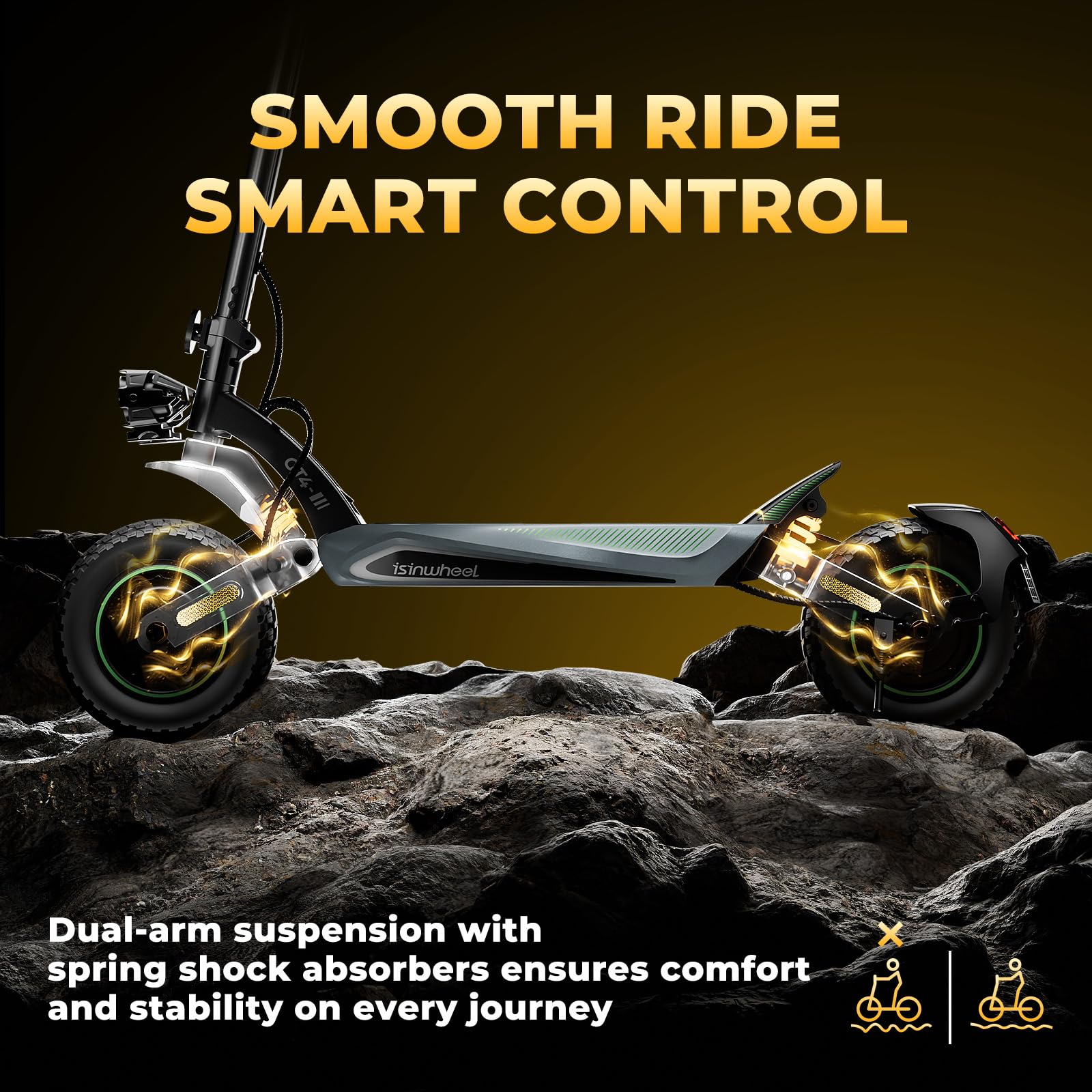 Dual Motor All-Terrain Electric Scooter