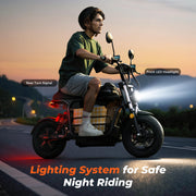 All-Terrain Electric Scooter with Seat
