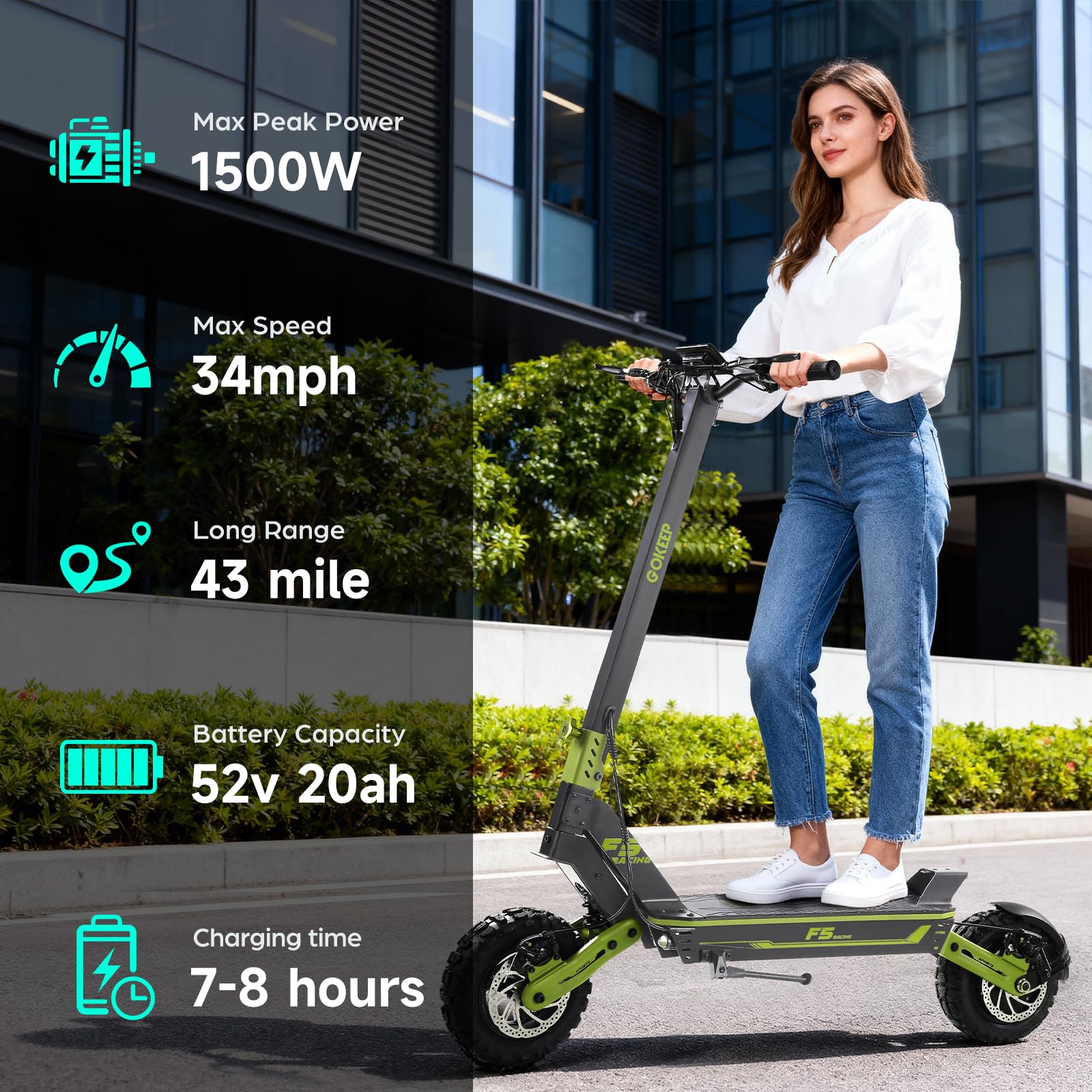 All-Terrain Electric Scooter for Adults