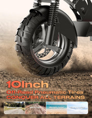 All-Terrain Electric Scooter with Seat