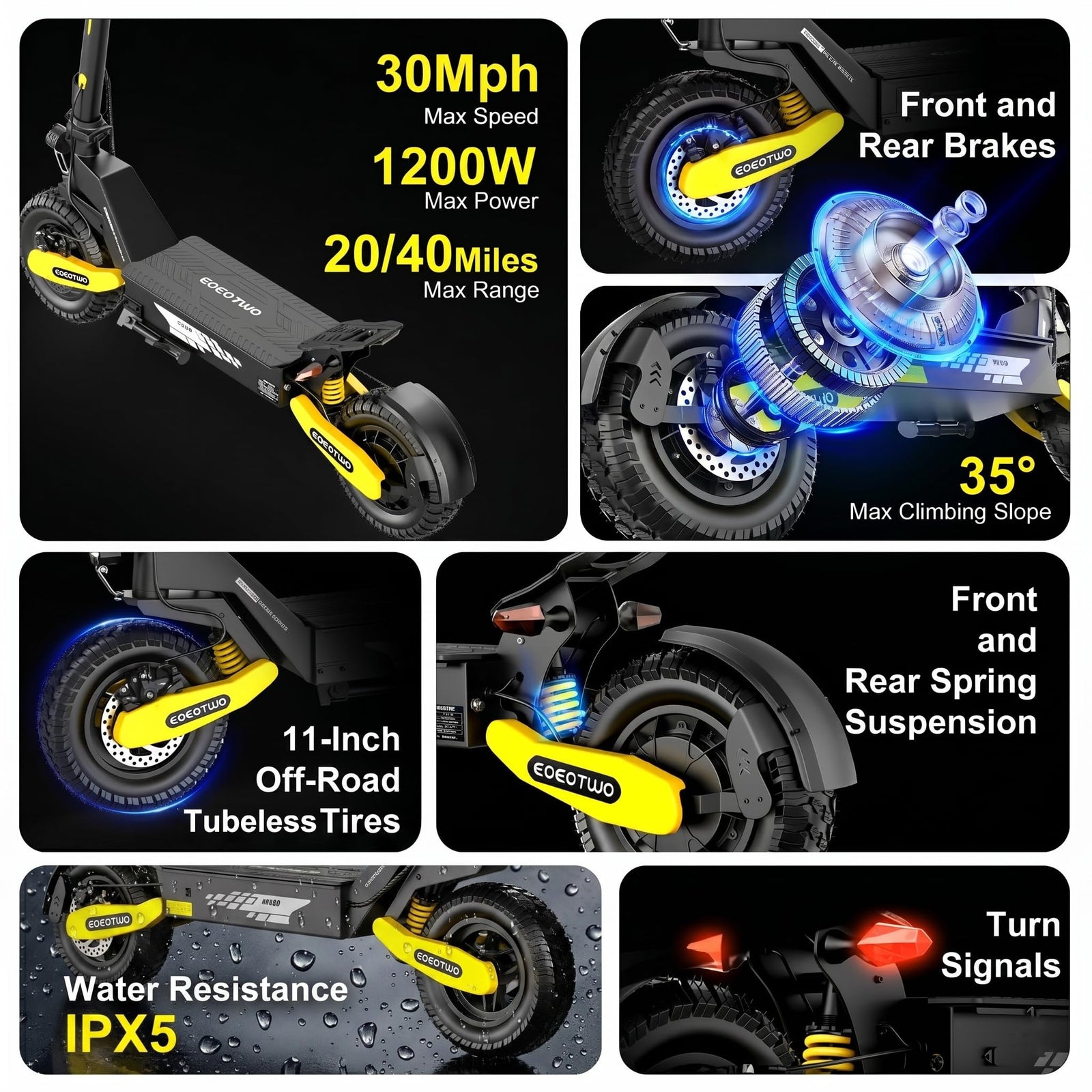 All-Terrain Electric Scooter for Adults