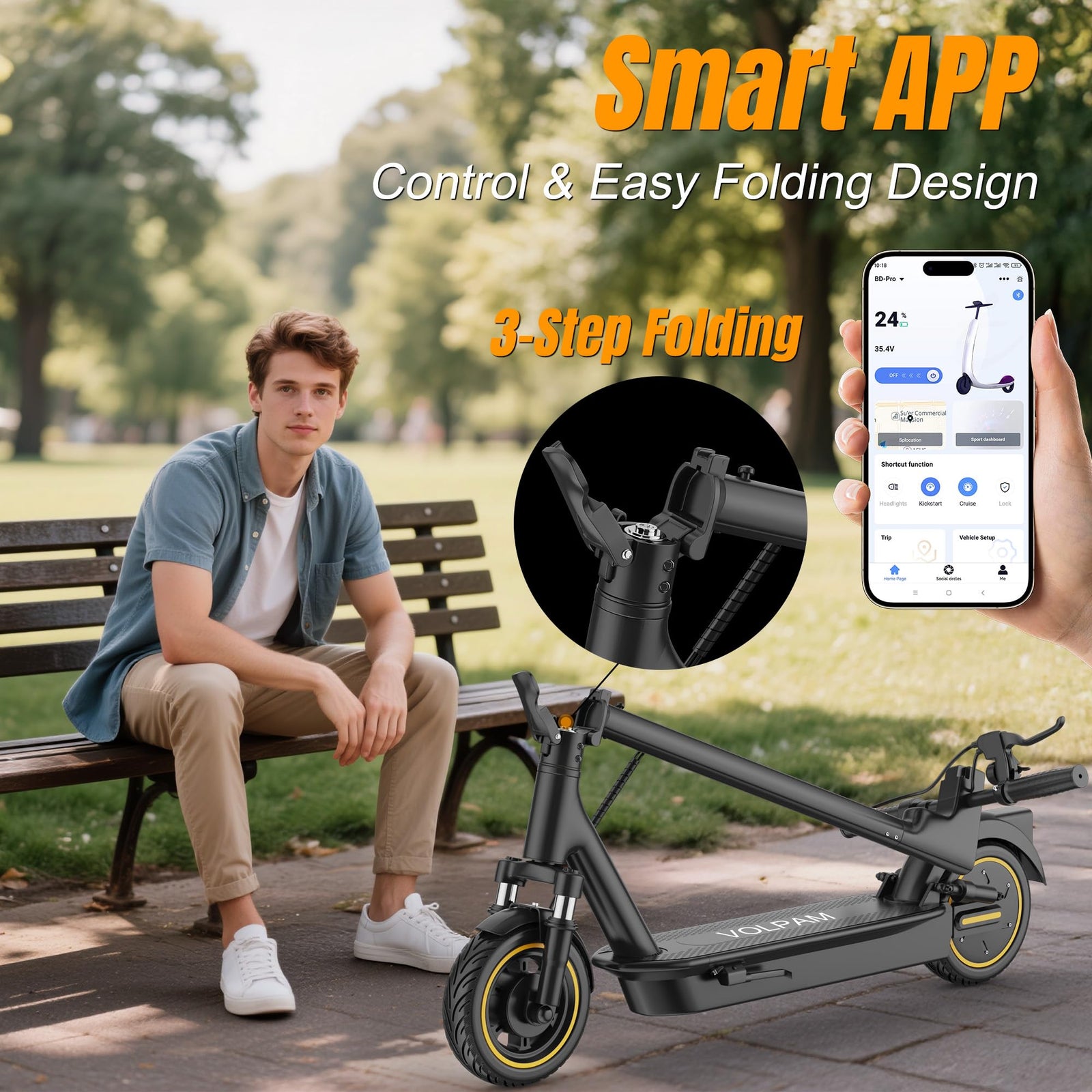 Foldable Electric Scooter for Adults