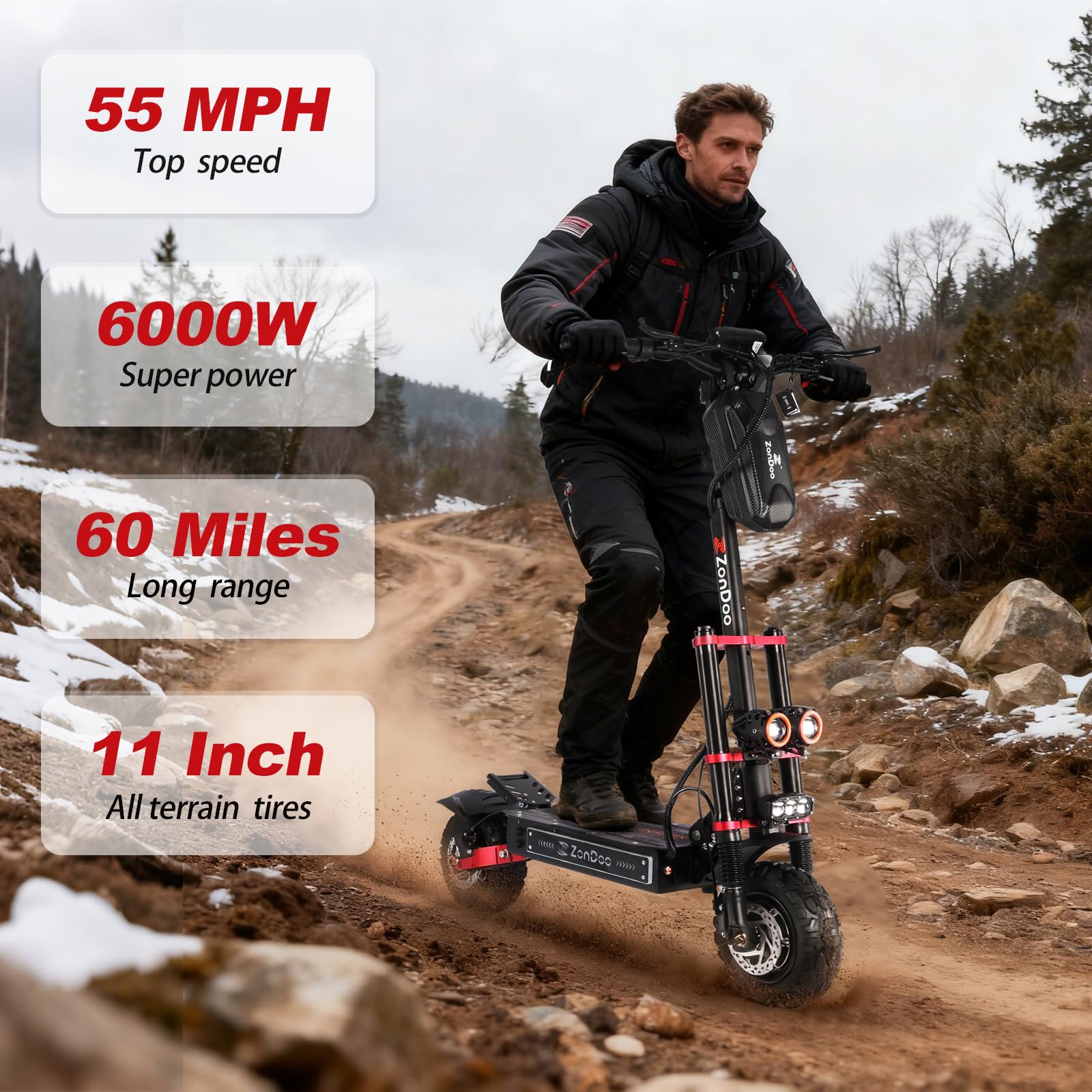 Dual Motor Off-Road Electric Scooter