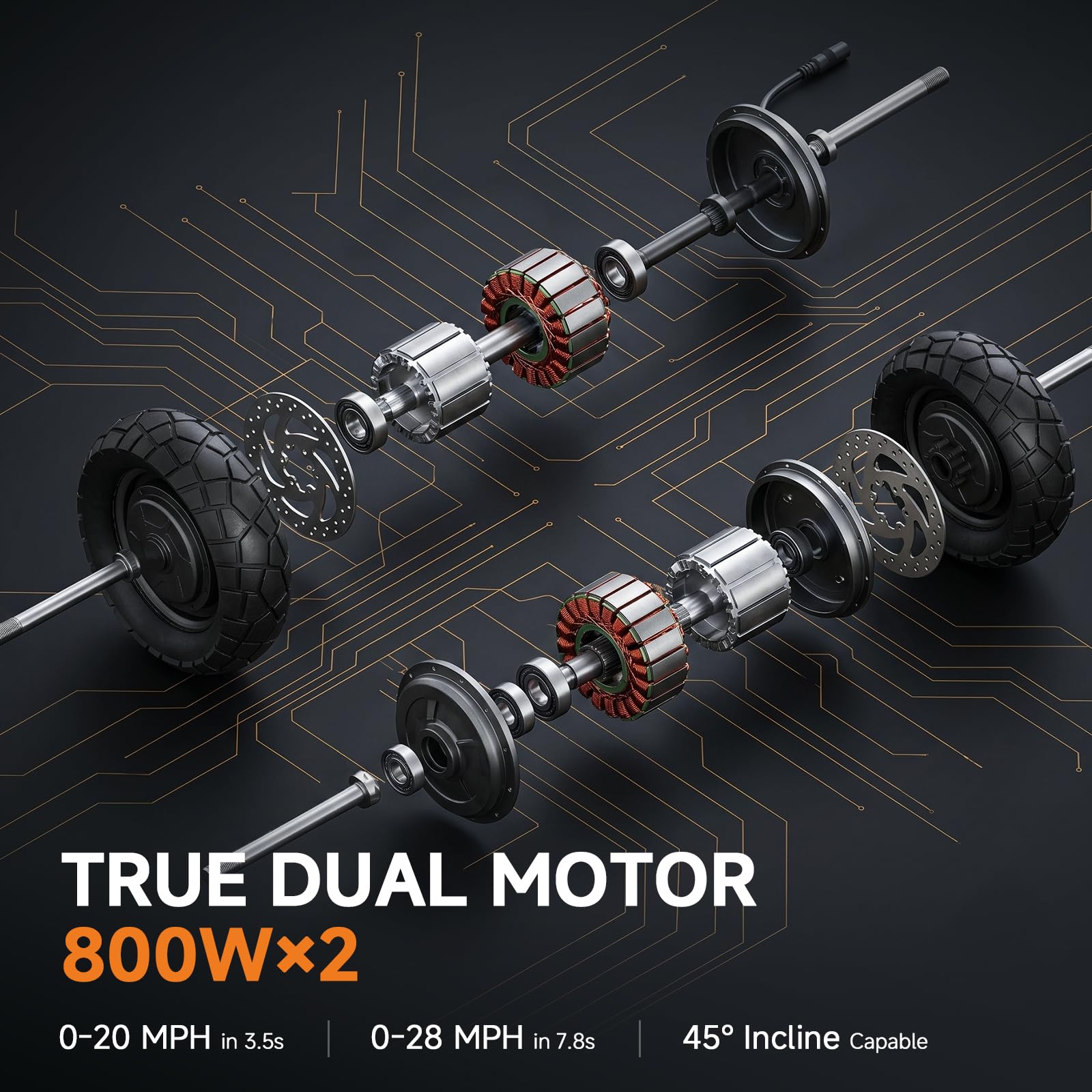 Dual Motor Off-Road Electric Scooter
