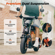 All-Terrain Electric Scooter with Seat